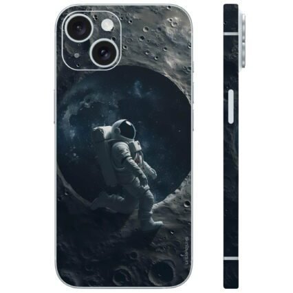 Astronaut on moon cleared mobile skin