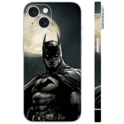 Batman with moon in background mobile skin