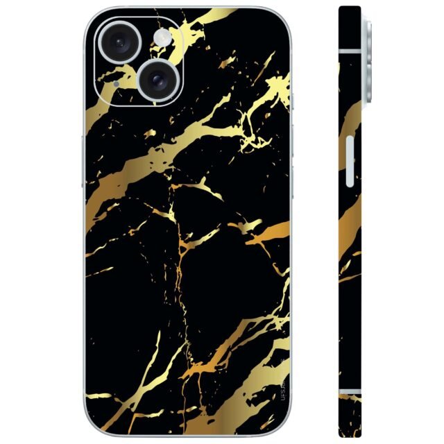 Black gold elegance mobile skin