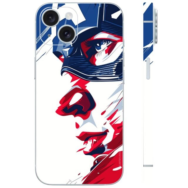 Captain America Face Mobile Skin