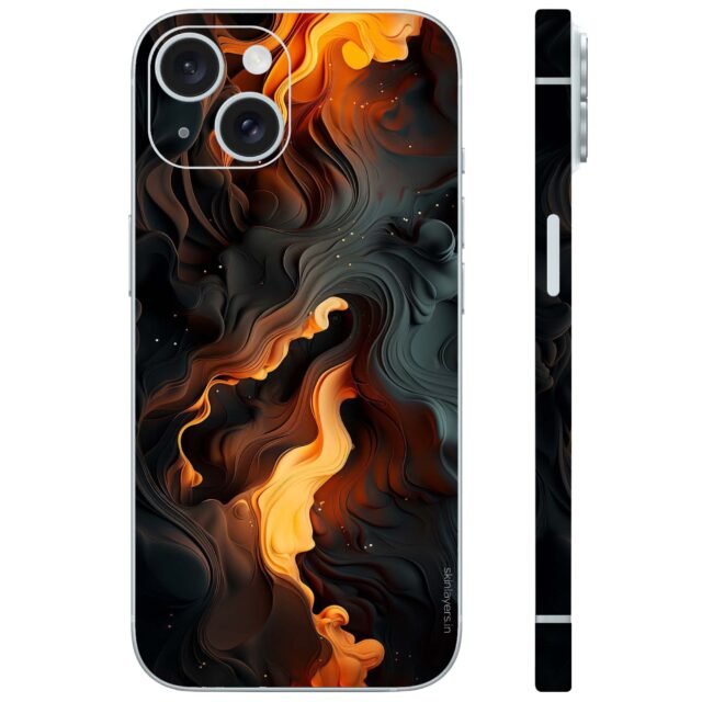 Colors flow pattern mobile skin