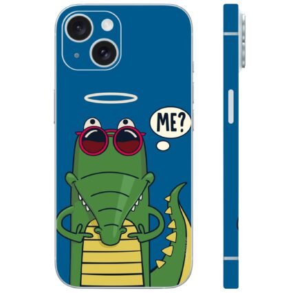 Cute crocodile mobile skin