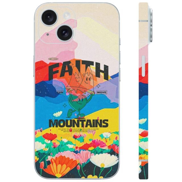 Faith can move mountains mobile skin