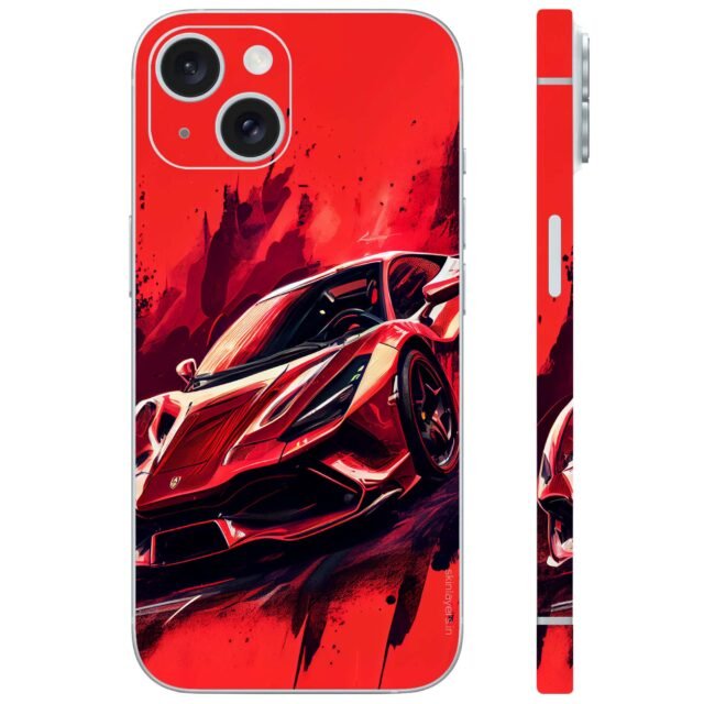 Ferrari f8 tributo red mobile skin