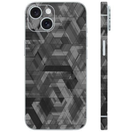 Geometric illusion mobile skin