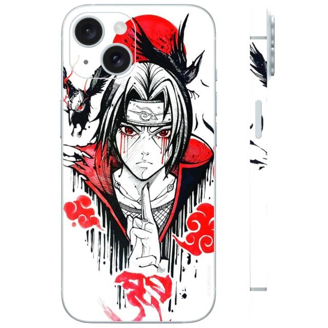 Itachi blood on eyes mobile skin