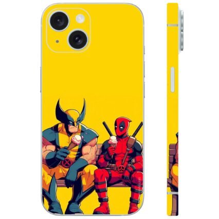 Marvel's Deadapool & Wolverine enjoying ice-cream mobile skin