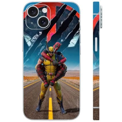 Marvel's Deadpool & Wolverine on road mobile skin