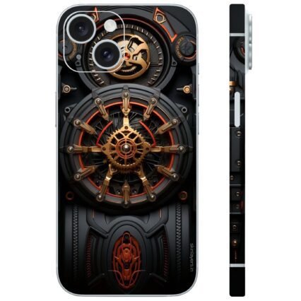 Mechanical elegance mobile skin