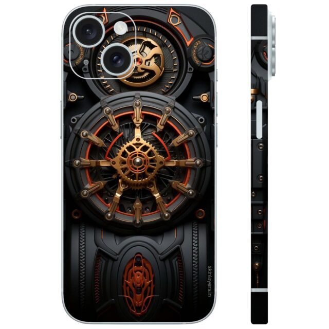 Mechanical elegance mobile skin