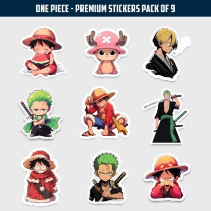 One piece - Premium stickers pack of 9