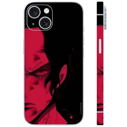 One piece portgas d ace black red mobile skin