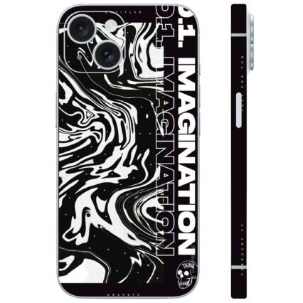 Psychedelic imagination flow mobile skin