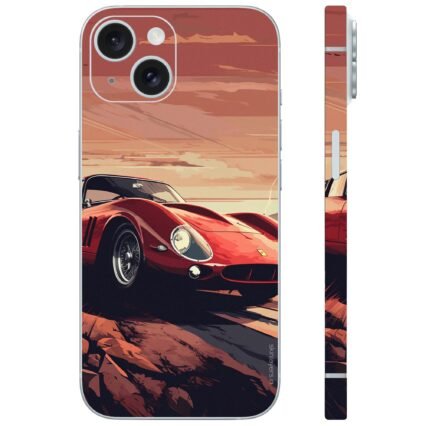 Red ferrari 250 GTO art mobile skin