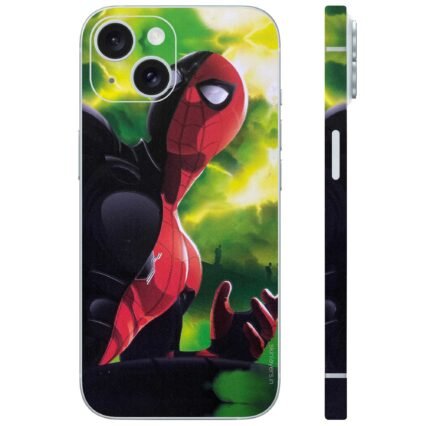 Spiderman & Black spiderman matte mobile skin