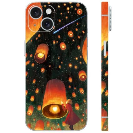 Starry lantern night mobile skin