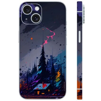 Starry night cabin mobile skin