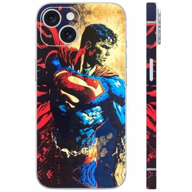 Superman matte mobile skin