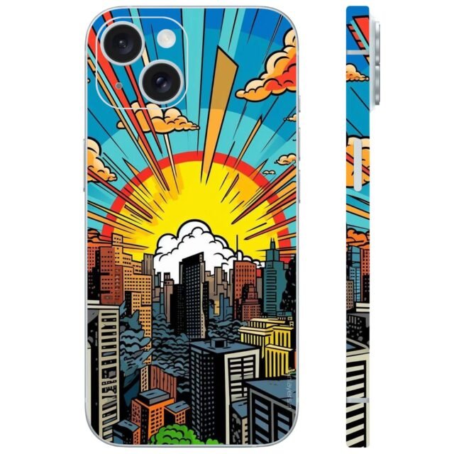 Urban City Illustration mobile skin