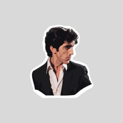 aesthetic tony montana sticker