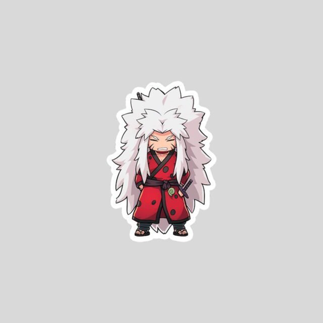 angry chibi jiraiya sticker