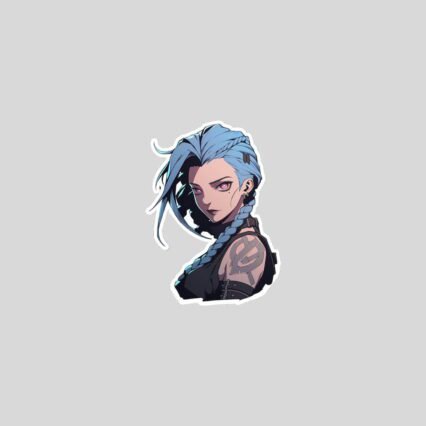 arcane serious look jinx sticker