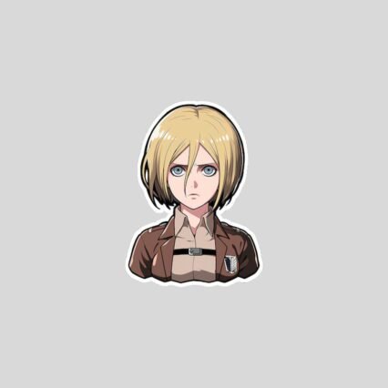 attack on titan angry historia reiss sticker