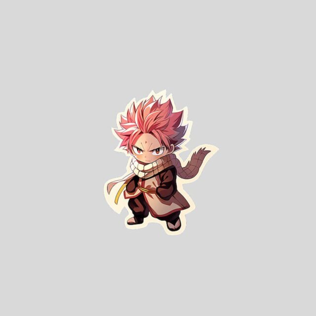 chibi natsu dragneel anime sticker