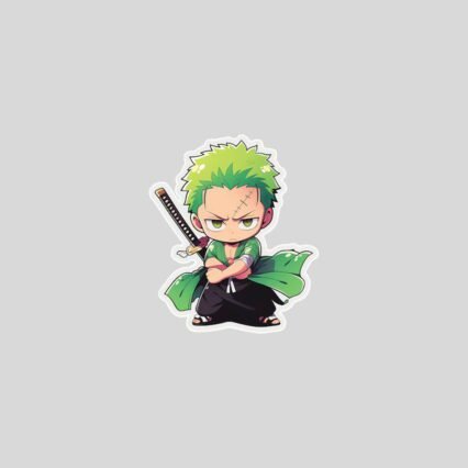 chibi roronoa zoro sticker