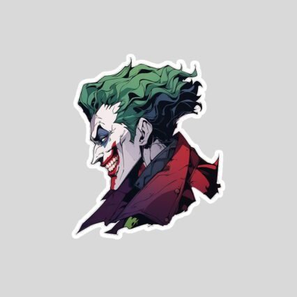 dc comics joker sticker