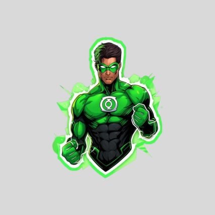 dc green lantern comics sticker