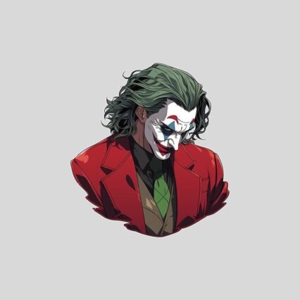 dc joaquin phoenix joker sticker