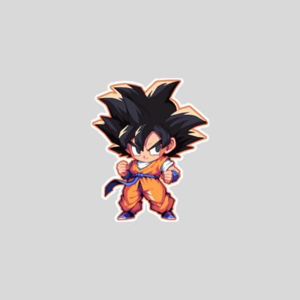 dragon ball chibi goku saticker