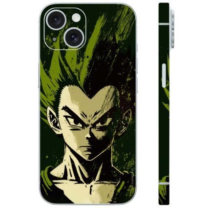 dragon ball vegeta green mobile skin