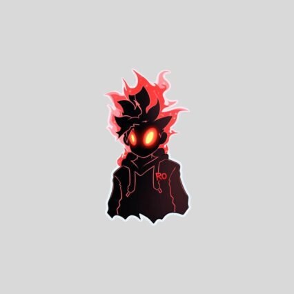 flame boi sticker