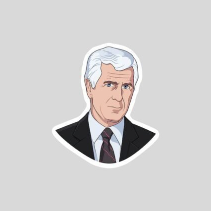 frank drebin art sticker