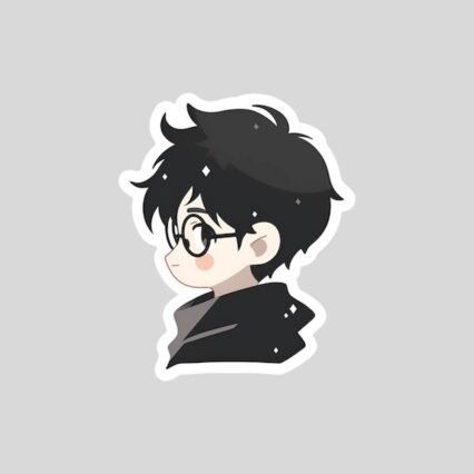 harry potter minimalist sticker