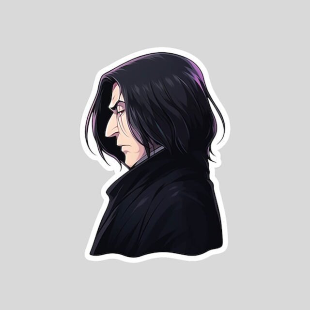 harry potter severus snape side view sticker