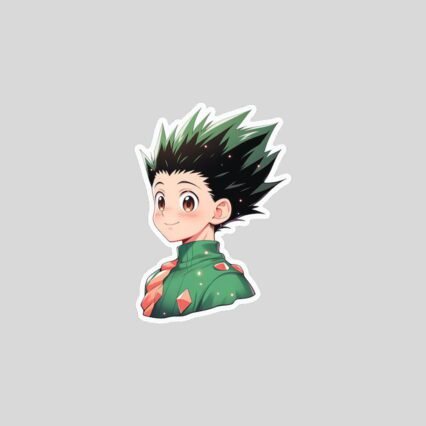 hunter x hunter smiling gon freecss sticker