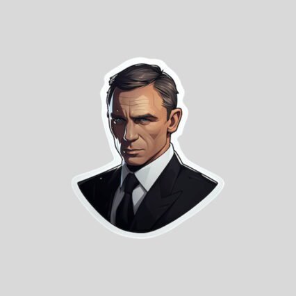 james bond daniel craig sticker