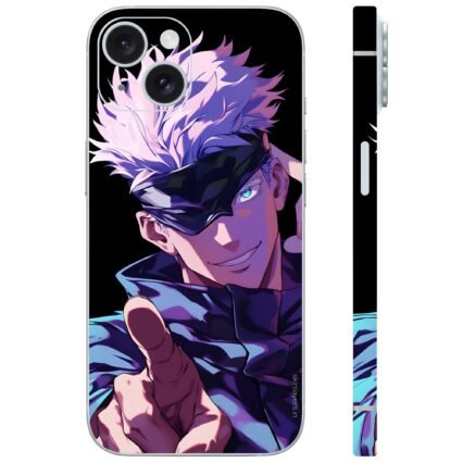 jjk gojo black mobile skin