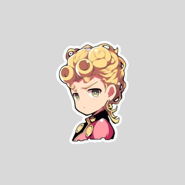 jojo bizarre chibi giorno giovanna sticker