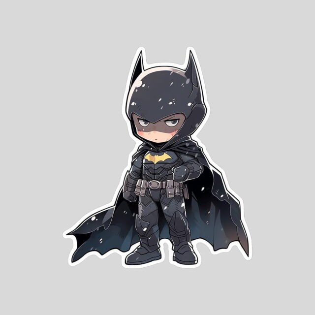 kid batman dc comics sticker