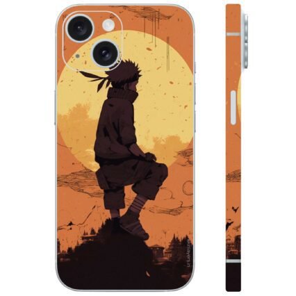 kid naruto sun orange mobile skin