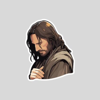 lotr sad aragorn sticker