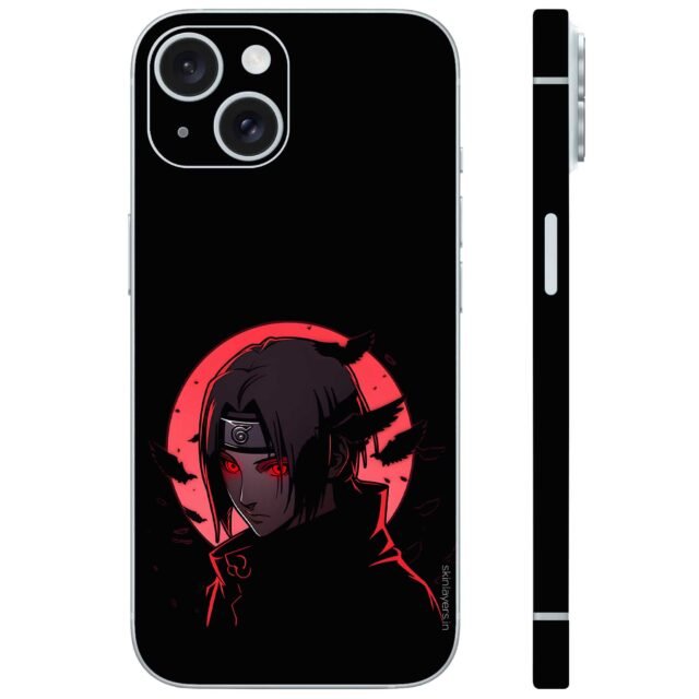 naruto itachi uchiha with red eyes mobile skin