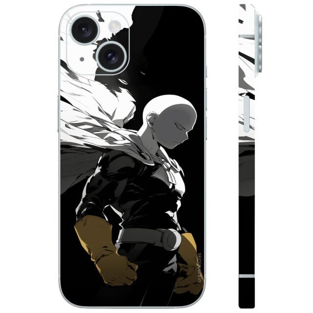 one punch man saitama black aesthetic mobile skin