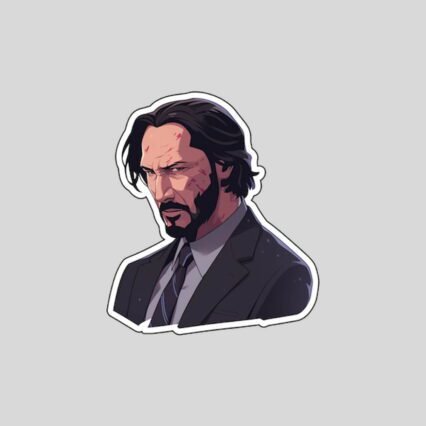 serious john wick sticker