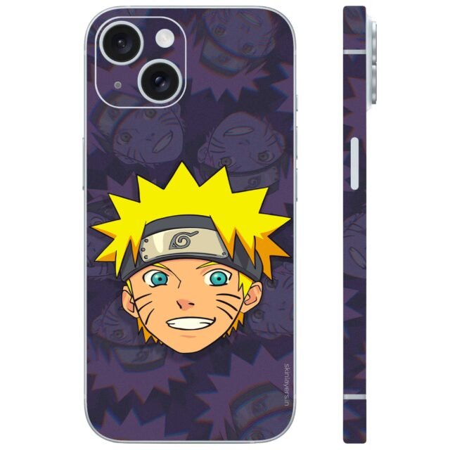 smiling naruto purple mobile skin