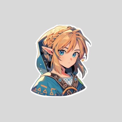 zelda hooded link sticker